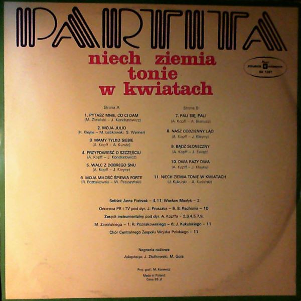 Partita — Niech Ziemia Tonie W Kwiatach