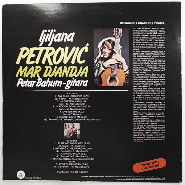 Petrovic Liljana (Petrovic Ljiljana / Петрович Лиляна) — Mar Djandja (Mar Danda)