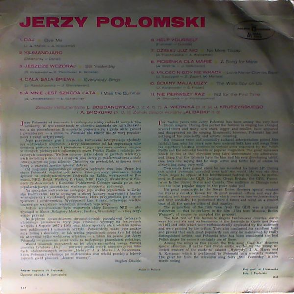 Polomski Jerzy — Day!