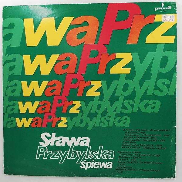 Przybylska Slawa — Slawa Przybylska Sings Hits
