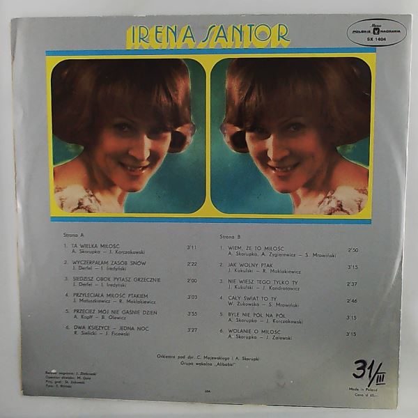 Santor Irena — Ta Wielka Milosc