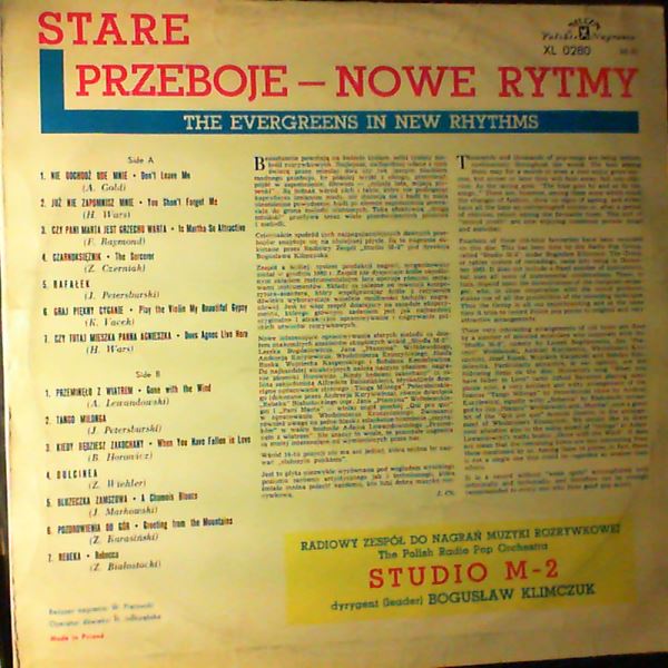 Studio M-2 — Stare Przeboje - Nowe Rytmy - In New Rhythms