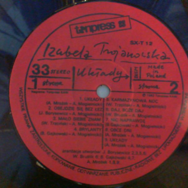 Trojanowska Izabela — Uktady