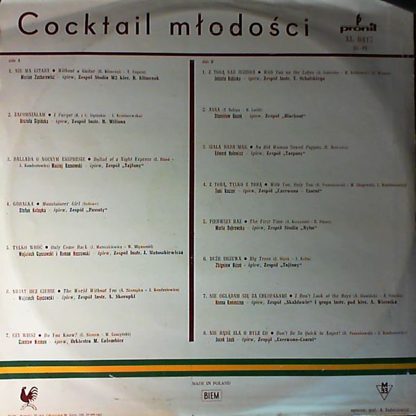Various Artists — Coctail mlodosci