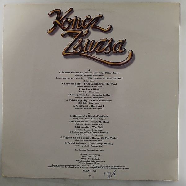 Zsuzsa Koncz — Aranyalbum (1967–1973)