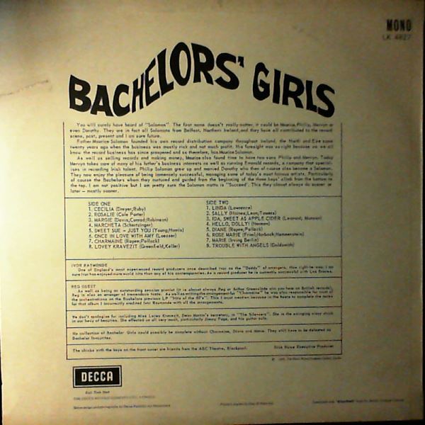 Bachelors — Bachelors' Girls