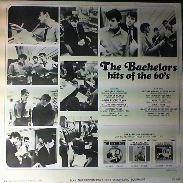 Bachelors — hits of the 60`s
