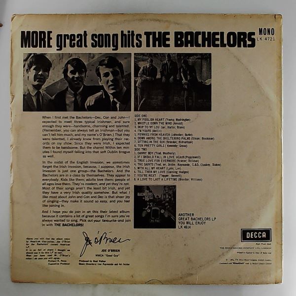 Bachelors — More Great Song Hits