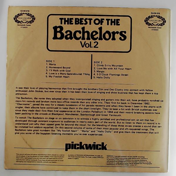 Bachelors — Best Of The Bachelors Vol. 2