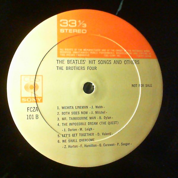 Brothers Four — Beatles' Hit Songs And Others