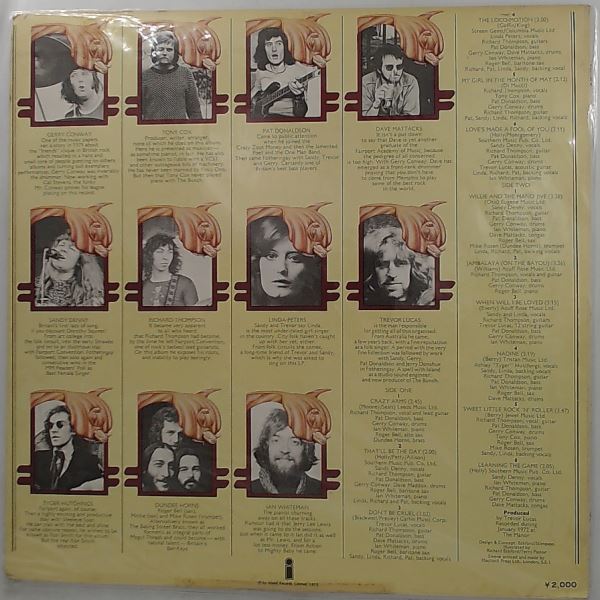 Bunch (Fairport Convention - Thompson Richard, Denny Sandy) — Rock On
