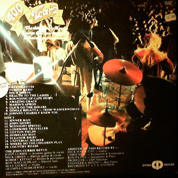 Currie John Revue — 400 Years
