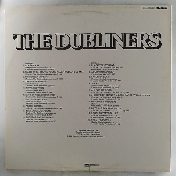 Dubliners — A Pub With No Beer