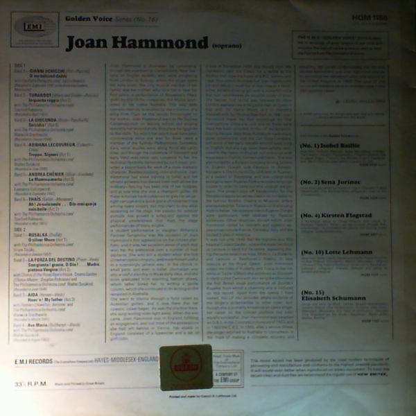 Hammond John — Golden Voice Series 16