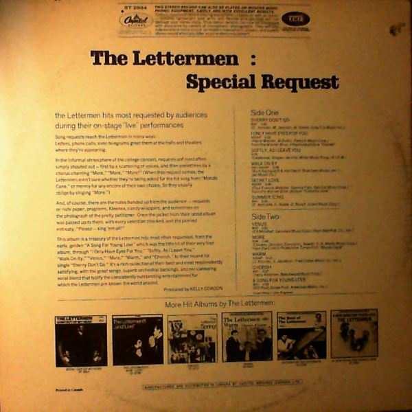 Lettermen — Special request