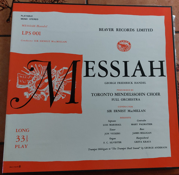 Handel friedrich georg — messiah
