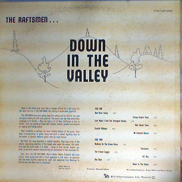 Raftsmen — Down In The Valley