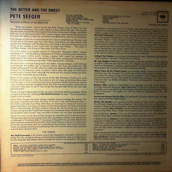 Seeger Pete — Bitter And The Sweet