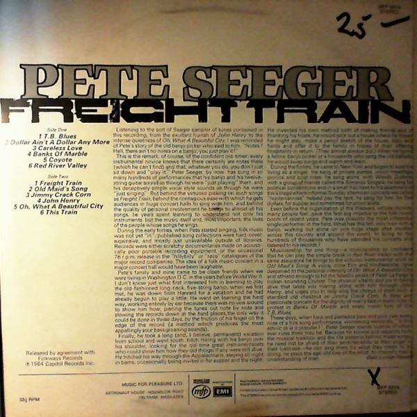 Seeger Pete — Freight Train