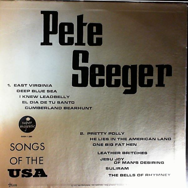 Seeger Pete — Songs Of The USA Live Concert
