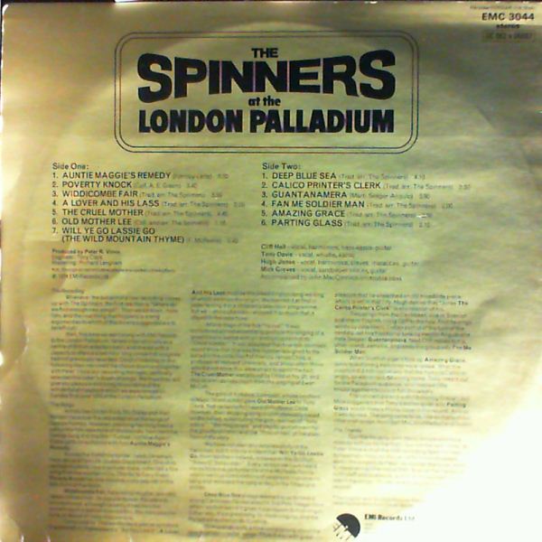 Spinners (Detroit Spinners) — At The London Palladium