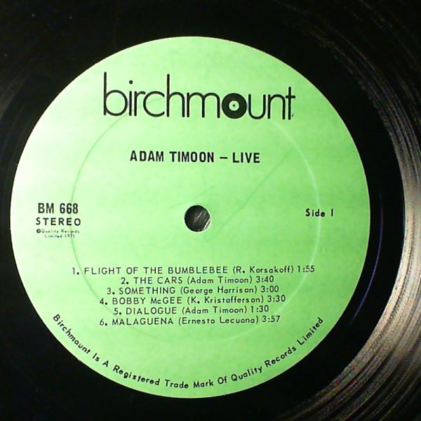 Timoon Adam — Live!