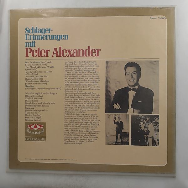 Alexander Peter — Schlager-Erinnerungen Mit Alexander Peter