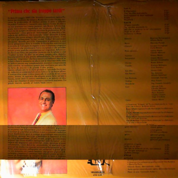 Arbore Renzo — Prima che sia iroppo tardi