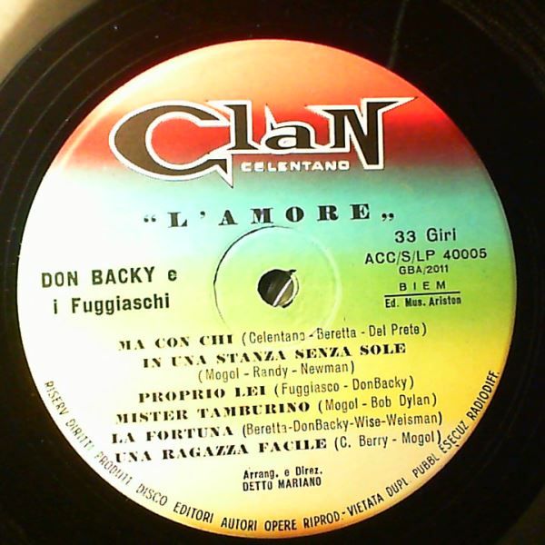 Backy Don — L'Amore Di Don Backy