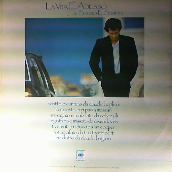 Baglioni Claudio — La Vita E Adesso