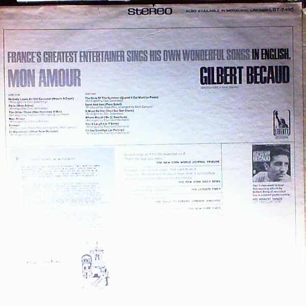 Becaud Gilbert — Mon Amour