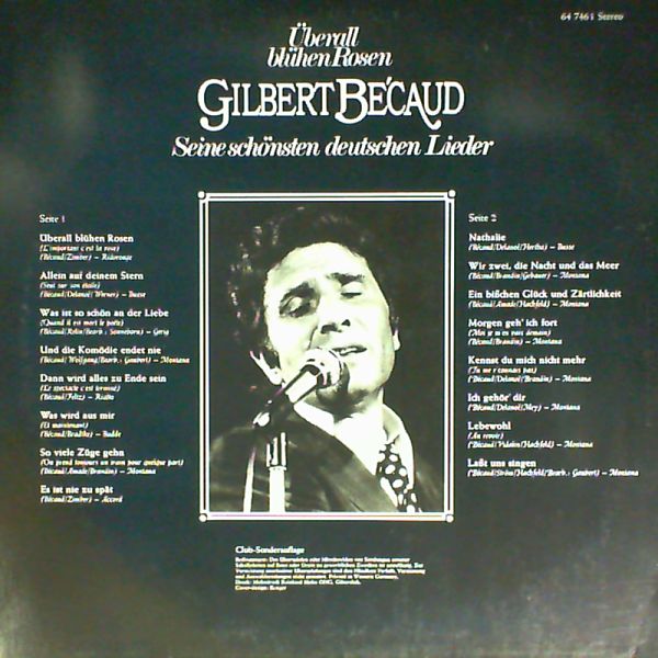 Becaud Gilbert — Uberall Bluhen Rosen