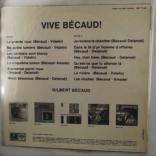 Becaud Gilbert — Vive Becaud!