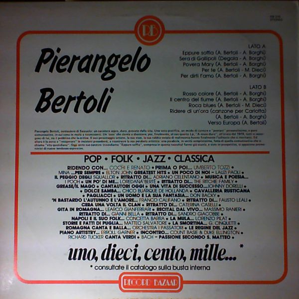 Bertoli Pierangelo — Bertoli Pierangelo