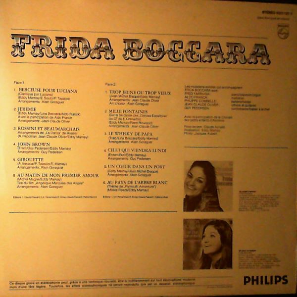 Boccara Frida — Berceuse Pour Luciana