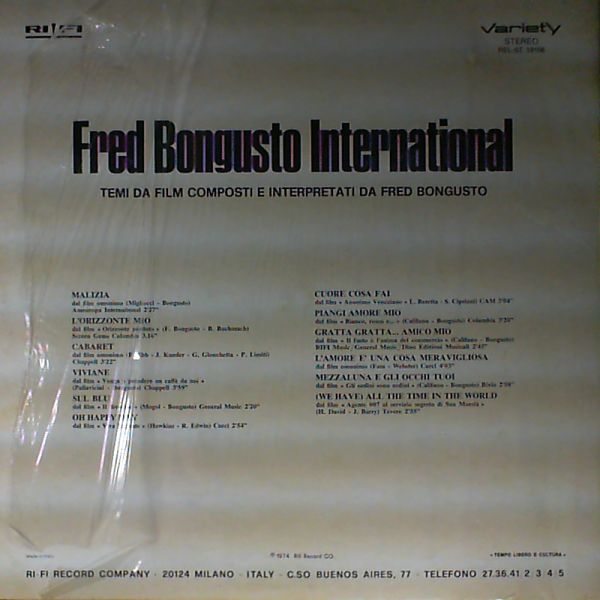 Bongusto Fred — International