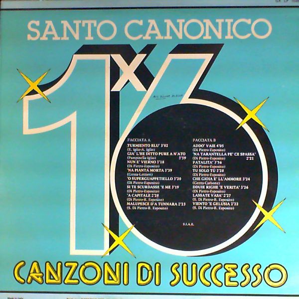 Canonico Santo — Canzoni di successo