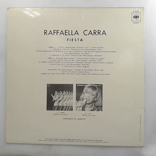 Carra Raffaella — Fiesta