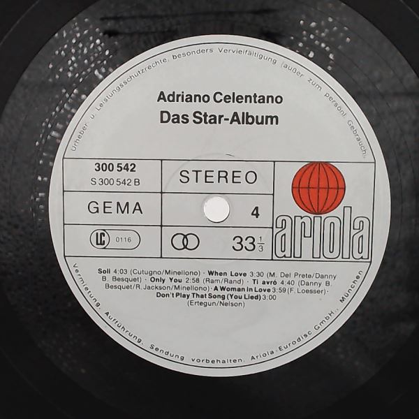 Celentano Adriano — Das Star Album
