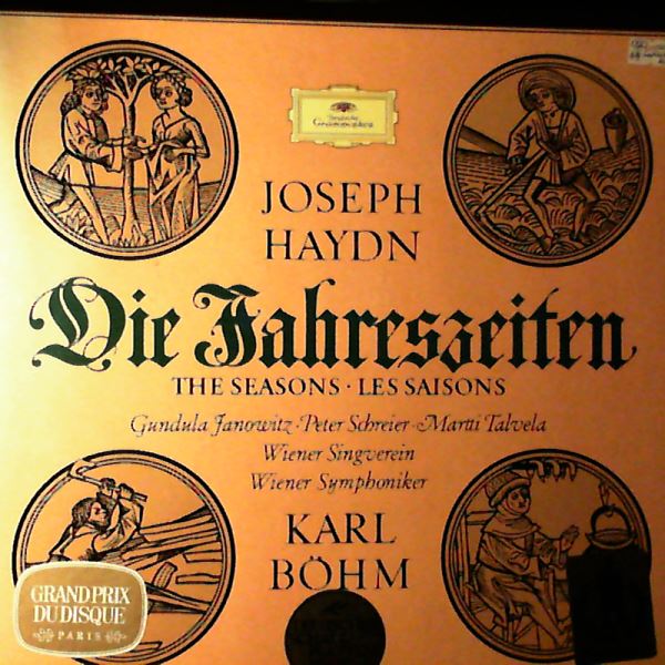 Janowitz G./Schreier P./Talvela M./Wiener Symphoniker (dir. Bohm K.) — Haydn - Die Jahreszeiten (The Seasons / Les Saisons)