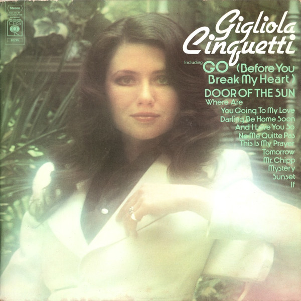 Cinquetti Gigliola — Go (Before You Break My Heart)