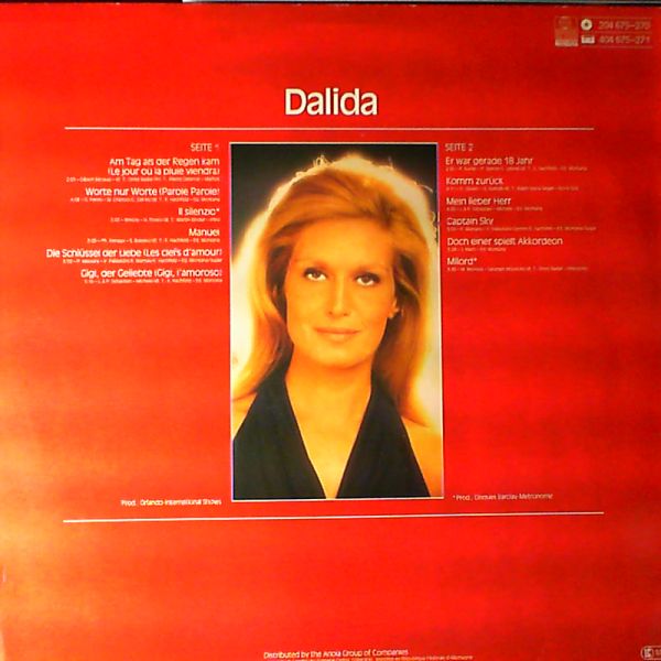 Dalida — Stars in gold