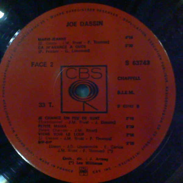 Dassin Joe — Les Meilleures Chansons De Dassin Joe