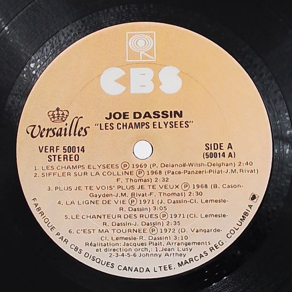 Dassin Joe — Vol. 3 Les Champs-Elysees