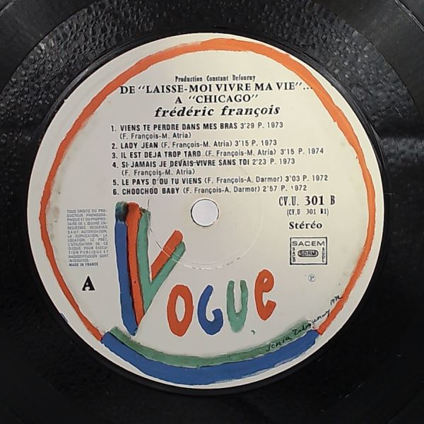 Francois Frederic — De "Laisse-Moi Vivre Ma Vie" ... a "Chicago"