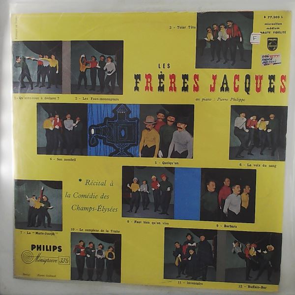 Freres jacques — recital a la comedie des champs-elysees