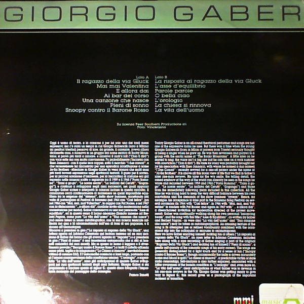 Gaber Giorgio — Gaber Giorgio