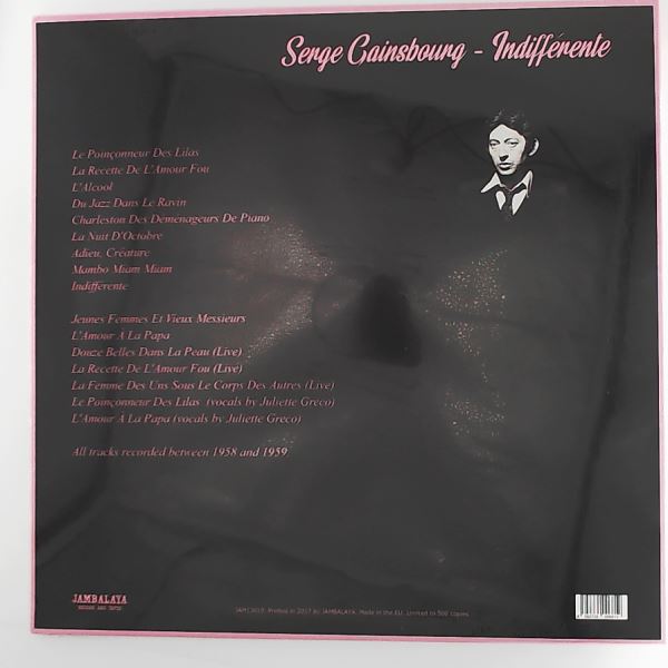 Gainsbourg Serge — Indifferente