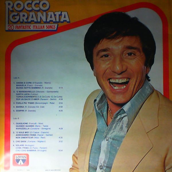 Granata Rocco — 20 fantastic Italian songs