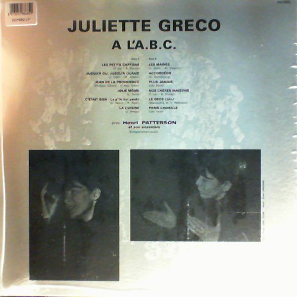 Greco Juliette — A L'A.B.C.